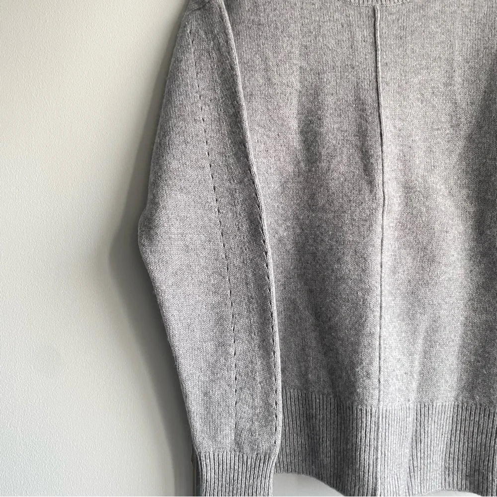 Grey Wool and Cashmere Sweater - Picture 2 of 7